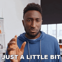 Just A Little Bit Marques Brownlee GIF - Just A Little Bit Marques Brownlee A Pinch GIFs