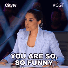 You Are So So Funny Lilly Singh GIF - You Are So So Funny Lilly Singh Canadas Got Talent GIFs