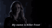 killer frost introduction introduce self the flash