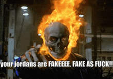 Jordans Fake GIF - Jordans Fake Ghostrider GIFs
