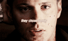 They Chose Family Buffy The Vampire Slayer GIF - They Chose Family Buffy The Vampire Slayer Dean Winchester GIFs