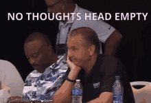 No Thoughts Head Empty GIF - No Thoughts Head Empty Cal GIFs