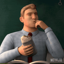 Lick Finger Karl Uhl GIF - Lick Finger Karl Uhl Trollhunters Tales Of Arcadia GIFs