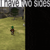 I Have Two Sides Zelda GIF - I Have Two Sides Zelda Ocarina Of Time GIFs