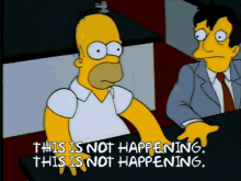 the simpsons this is not happening homer simpson upset