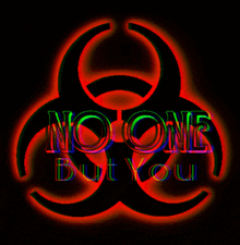 a neon sign that says " no one but you " on it