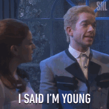 I Said Im Young John Mulaney GIF - I Said Im Young John Mulaney Saturday Night Live GIFs