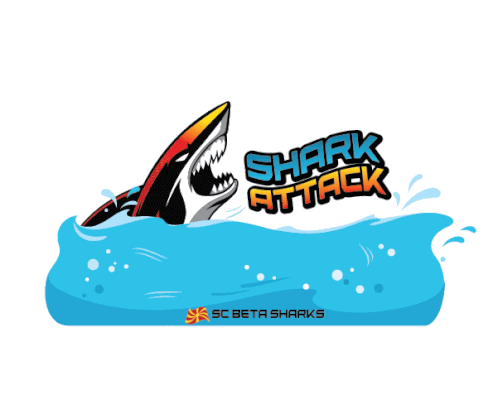 Beta Sharks Attack Sticker - Beta Sharks Attack Stickers