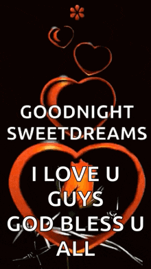 Goodnight Sweet Dreams GIF - Goodnight Sweet Dreams Hearts GIFs