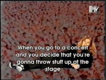 Concert Etiquette 1 GIF - Dave Mustaine Concert GIFs