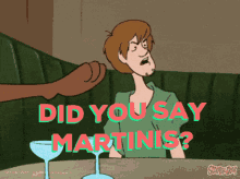 martinis shaggy scooby friends scooby doo