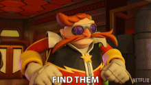 Find Them Dr Eggman GIF - Find Them Dr Eggman Sonic Prime GIFs