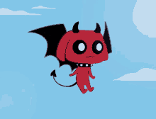 flying bat wings fly demon dog