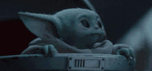 Baby Yoda The Mandalorian GIF - Baby Yoda The Mandalorian Baby Yoda Sad GIFs