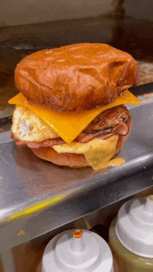 Ham Breakfast Sandwich Food GIF - Ham Breakfast Sandwich Food Ham GIFs