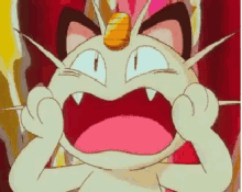 Meowth Pokemon GIF - Meowth Pokemon Shookt GIFs