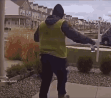 delivery package delivery man dance happy
