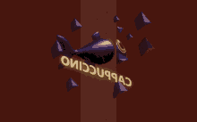 a 3d rendering of a whale with the word oiidduqqad in yellow