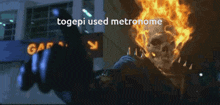 Togepi Used Metronome Ghost Rider GIF - Togepi Used Metronome Togepi Ghost Rider GIFs