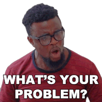 Whats Your Problem Markangelcomedy Sticker - Whats Your Problem Markangelcomedy Is There Any Problem Stickers