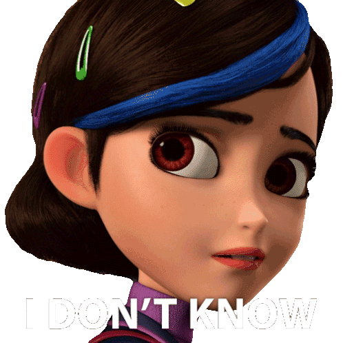 I Dont Know Claire Nuñez Sticker - I Dont Know Claire Nuñez Trollhunters Tales Of Arcadia Stickers