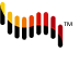 a row of red , yellow , and black pills on a white background with the tm logo .