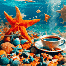 Starfish Coffee GIF - Starfish Coffee Coffee Cup GIFs