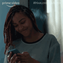 Texting Camille GIF - Texting Camille Harlem GIFs