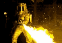 Flamethrower Yellow GIF - Flamethrower Flame Yellow GIFs