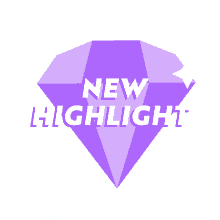 diamond new highlight purple diamond purple shiny