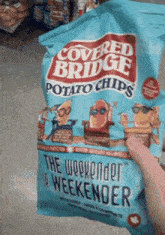 Covered Bridge The Weekender GIF - Covered Bridge The Weekender Chips GIFs