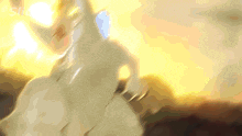 a blurred image of a person 's face with the word shock on the bottom