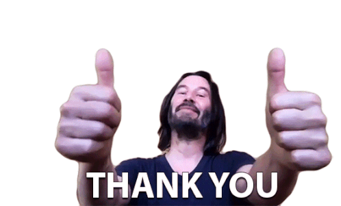 Thank You Keanu Reeves Sticker - Thank You Keanu Reeves John Wick Stickers