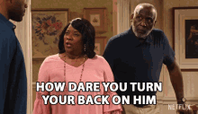 How Dare You Turn Your Back On Him M Dear GIF - How Dare You Turn Your Back On Him M Dear Amelia Mckellan GIFs