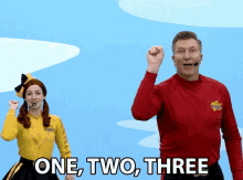 one two three simon pryce the wiggles counting fingers