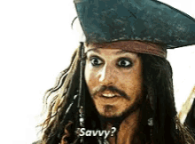 Savvy Jack Sparrow GIF - Savvy Jack Sparrow Pirates Of The Caribbean GIFs