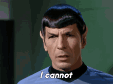 I Cannot Spock GIF - I Cannot Spock Star Trek GIFs