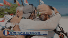 Group Hug Team France Expenature GIF - Group Hug Team France Expenature Worlds Toughest Race GIFs