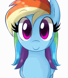 My Litte Pony Rainbow Dash GIF - My Litte Pony Rainbow Dash Rainbow GIFs