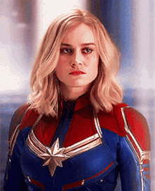 Captain Marvel Superhero GIF