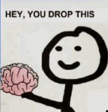Hey You Drop This GIF