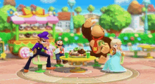 Lunch Mario Party GIF - Lunch Mario Party Donkey Kong GIFs