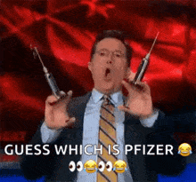Stephencolbert Inject GIF - Stephencolbert Inject Injections GIFs