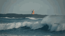 waves lighthouse amazing sea wall mist