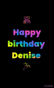 Hbd Happy Birthday GIF - Hbd Happy Birthday Happy Birthday Denise GIFs