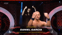 a wrestler named daniel garcia is on a wrestling show