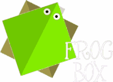 frog box logo logo frog eyes art