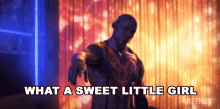What A Sweet Little Girl Sonnies Edge GIF - What A Sweet Little Girl Sonnies Edge Love Death And Robots GIFs