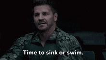 Time To Sink Or Swim Seal Team GIF - Time To Sink Or Swim Seal Team Jason Hayes GIFs
