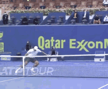 aslan karatsev tweener passing shot winner tennis